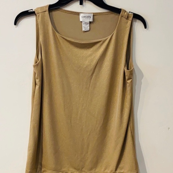 Chico’s Design Timeless Scoop Neck Top Sz XS - Picture 1 of 4